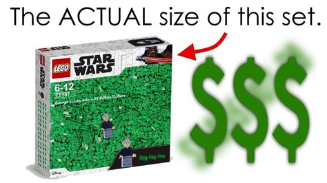 The Actual Size Of This Lego Set Of George Lucas With 405 Billion
