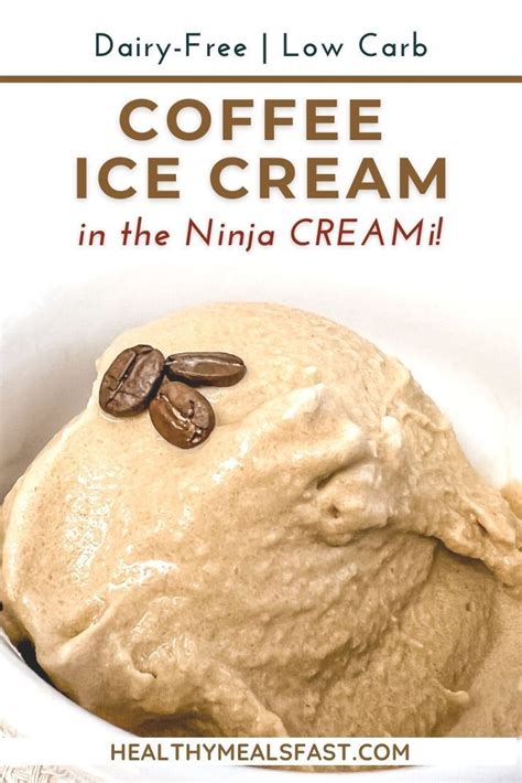 Ninja Creami Coffee Ice Cream Recipe Ice Cream Maker Recipes Healthy Coffee Ice Cream