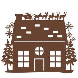 Download Christmas Eve House SVG scrapbook cut file cute clipart ...