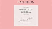David IX of Georgia Biography - 13th king of Georgia (r. 1346-60 ...