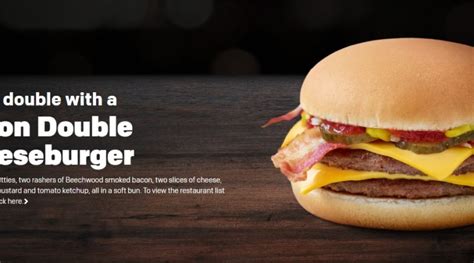 Bacon Double Cheeseburger Mcdonalds Price Review And Calories