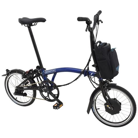 But folding bikes also have to be carried! Brompton Electric M2L Folding Bike