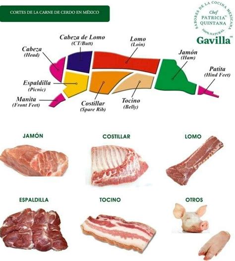 √ Cortes De Carne De Cerdo En Mexico Cachos E Outras Ondas