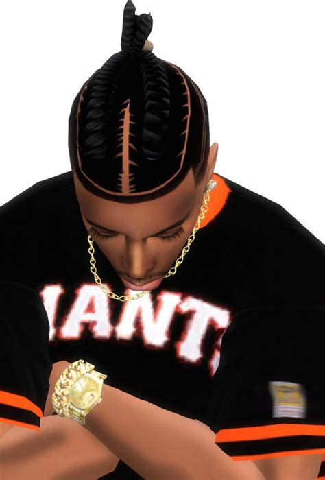 Xxblacksims Braided Man Bun New Mesh And Thank You All For