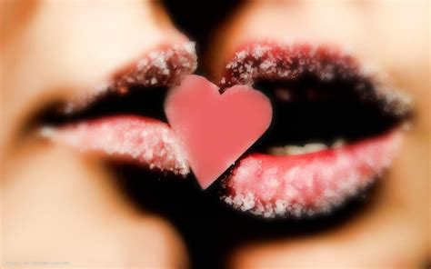 Romantic Lip Kiss Wallpapers Wallpaper Cave