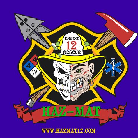 Hazmat Hazardous Materials Firefighter Sign Vintage