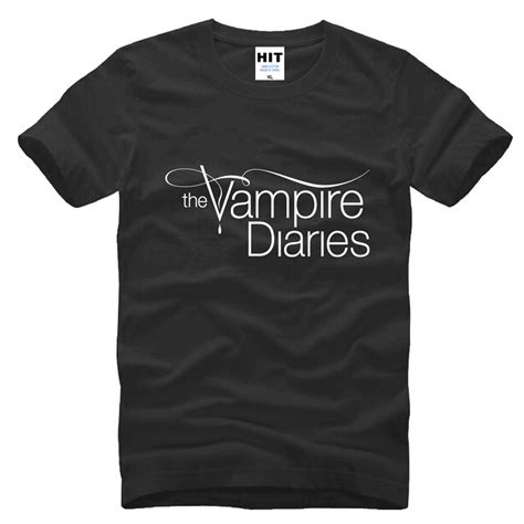 The Vampire Diaries Print T Shirt 2016 Fashion100 Cotton Custom