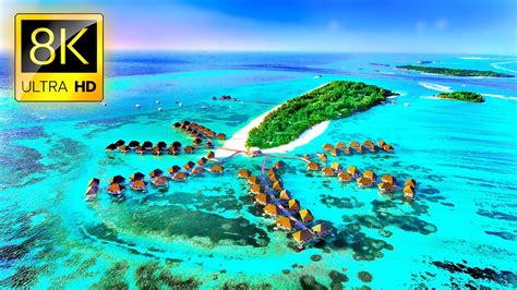 Fly Away To Maldives In 8k Ultra Hd Best Tropical Island Tour With