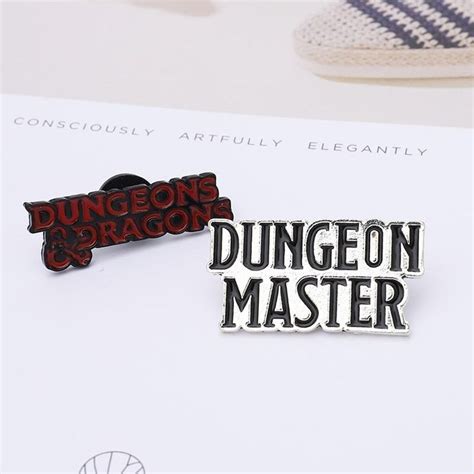 d20 twenty sided die rpg dandd dungeons and dragons badge dungeon master gaming ts soft enamel