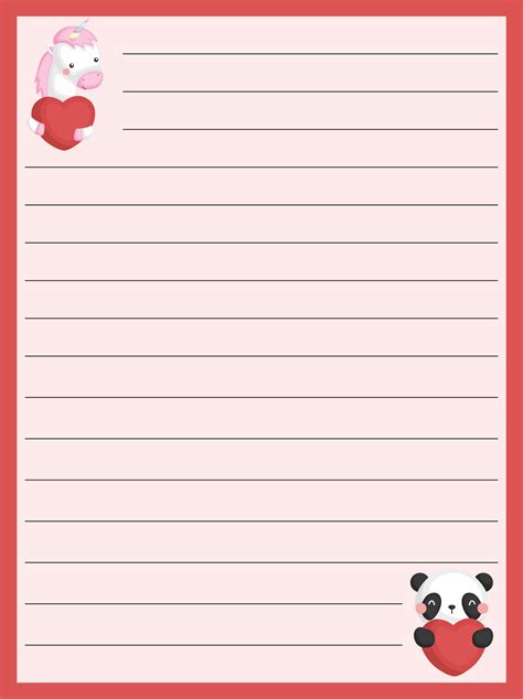 Free Printable Love Letter Stationery Free Printable Templates