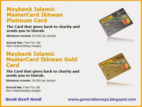 Maybank's popularity is not only limited to malaysia as it is also popular in countries such as singapore, thailand, the philippines and indonesia. Maybank Islamic MasterCard Ikhwan Platinum/Gold