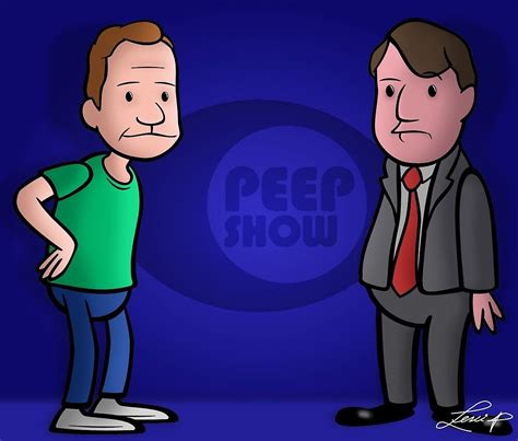 Peep Show That Mitchell And Webb Cartoon By Leah Peirson Redbubble