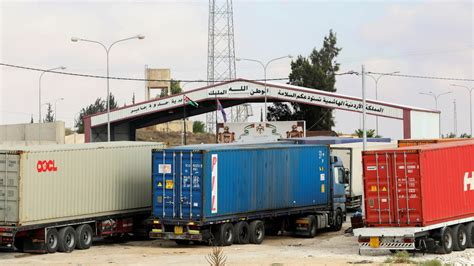 Jordan Fully Reopens Main Border Crossing With Syria Expects Trade To