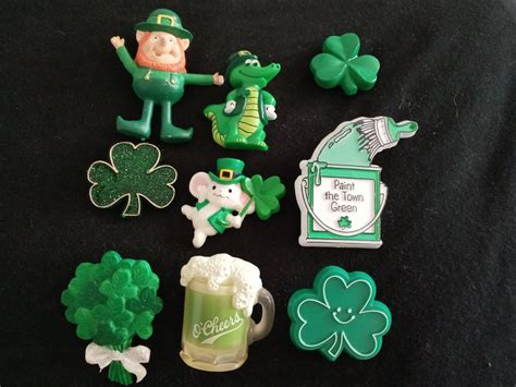 Pins 9 St Patricks Day Pins Vintage Set Of 9 Etsy
