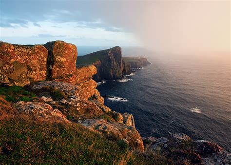 Fotos Schottland Meer Natur Felsen Küste Steine