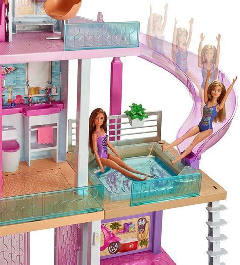 Barbie Estate Dreamhouse Adventures Large Three Story Dolls House Pink