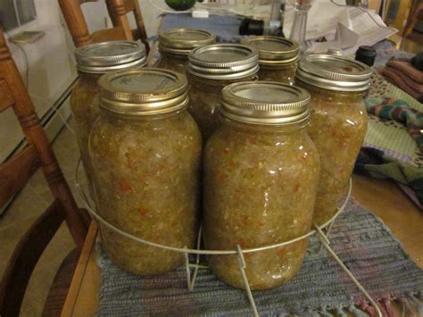 2 lb (900 g) green tomatoes. Grammie's Kitchen and Bedtime Stories: Piccalilli/Chow ...