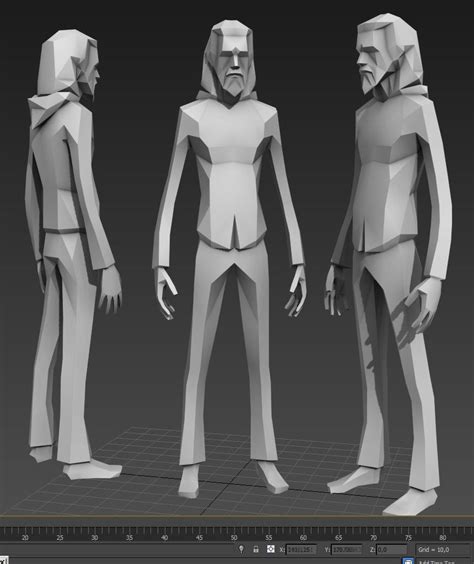 Click This Image To Show The Full Size Version Low Poly Character