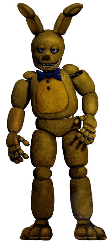 Fnia Golden Freddy X Fnia Spring Bonnie