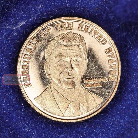 President Ronald Reagan 24kt Gold Commemorative Coin