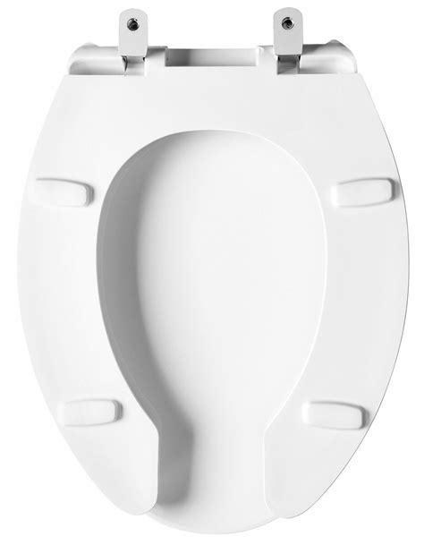 Bemis Elongated Standard Toilet Seat Type Open Front Type Includes