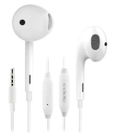 Oppo Oppo Earphone With Mic Ear Buds Wired With Mic Headphones