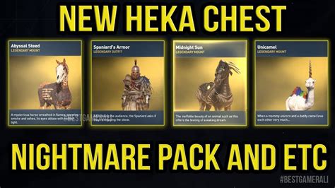 Assassin S Creed Origins Opening Heka Chest Nightmare Pack And