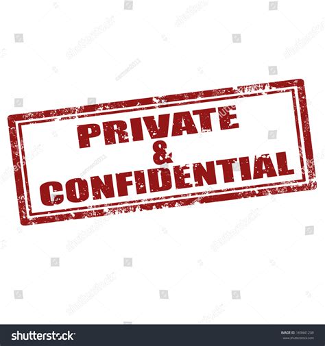 Private And Confidential Stamp 4 626 Images Photos Et Images