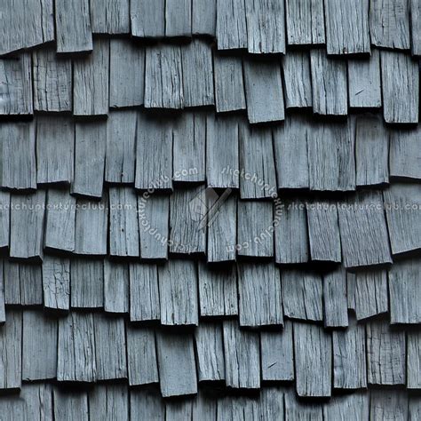 Wood Shingle Roof Texture Seamless 03874