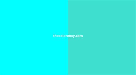 Aqua Vs Turquoise All The Differences Explained The Color Ency