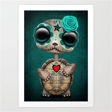 Pin By Discovery Girl On Fairy Artist Sugar Skull Art Turtle Art