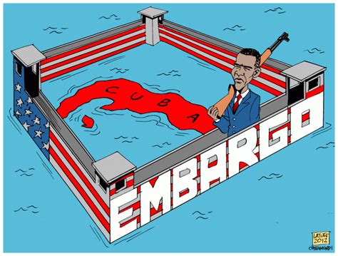Political Cartoon Cuban Embargo 50 Years Later The Red Phoenix