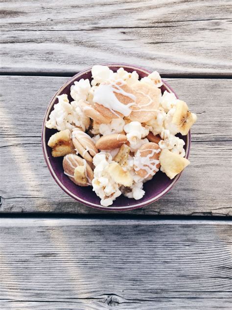 I'm very health conscious and tinkered to get this. Banana Pudding Popcorn (Eclectic Yellow House) | Popcorn ...