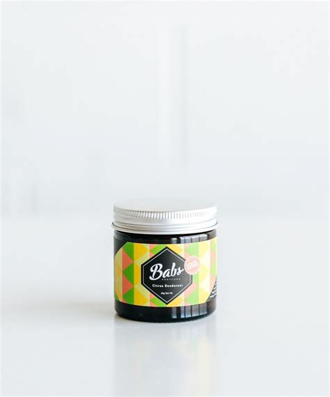 Natural Deodorant Citrus Babs Bodycare