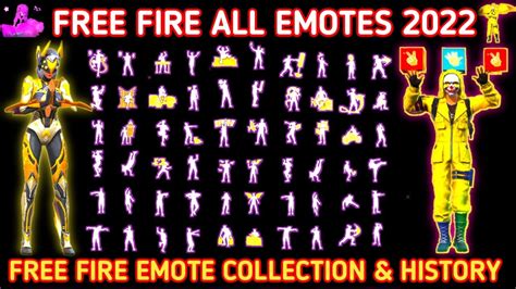 free fire all emotes in free fire emote collection rare legendary emote in free fire new emote