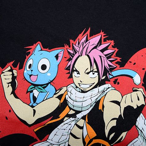 Natsu And Happy Guild Emblem T Shirt Fairy Tail Tokyo Otaku Mode Tom