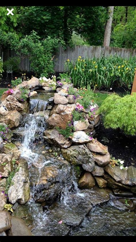 14 awesome small pond waterfall ideas! 797 best Backyard waterfalls and streams images on Pinterest