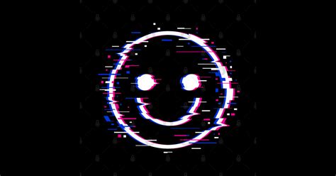 Glitch Face Smiley Face Tapestry Teepublic