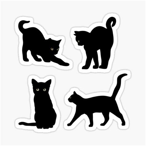 限定品 Supreme Black Cat Sticker Kids