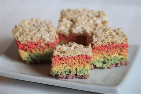 Watch Out For The Woestmans Rainbow Rice Crispy Treats