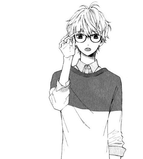 Blonde Hair Aesthetic Anime Boy With Glasses Handsome Anime Anime