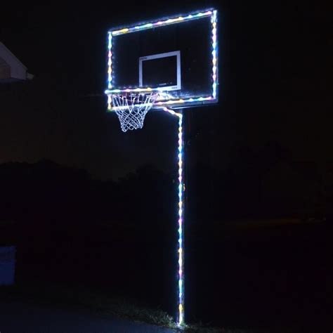 Glow In The Dark Light Up Basketball Hoop Lighting Kit Led Basketball Hoop And Rim Not