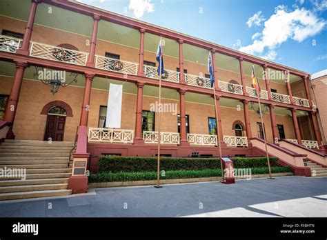 Parliament House Of New South Wales Building Exterior View In Sydney