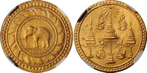 8 Baht 1863 Thailand Gold Prices And Values Km Y15 Fr 15