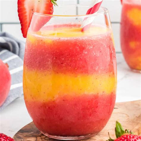 Strawberry Mango Moscato Slushie ⋆ Real Housemoms