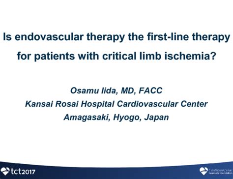 Is Endovascular Intervention The First Line Therapy For Patients With