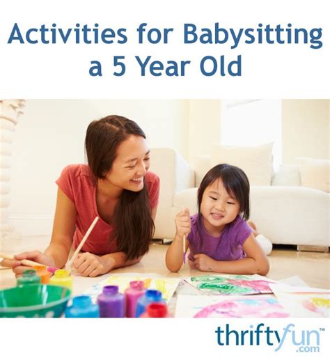 Even something as easy as guessing the beginning letter of long words can assist your child improve his phonics abilities. Activities for Babysitting a 5 Year Old | ThriftyFun