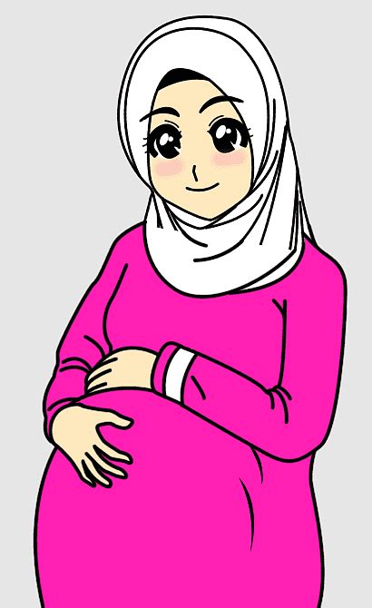 Ibu Muslimah Gambar Muslim Pregnancy Cartoon Network Laughter