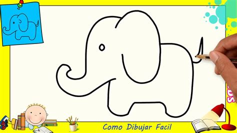 Como Dibujar Un Elefante Facil Paso A Paso Para Principiantes 3 Youtube