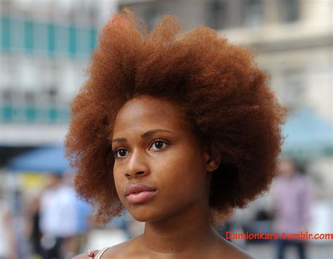 Natural Redhead Darker Skin Afro Hair Color Ginger Brown Hair